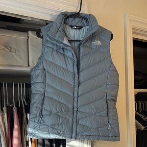The North Face Women's Light Blue Quilted Insulated Vest